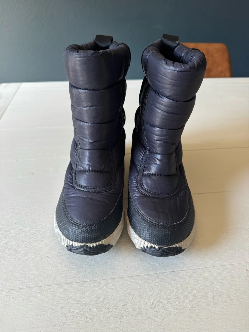 Sorel Women’s Out N About Puffy Winter Boots Navy Size 7